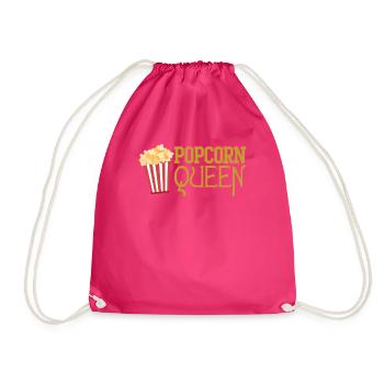 Bon à entendre pour être appelé Poppin' Popcorn Quee - Sac de sport léger - fuchsia - Devant