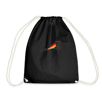 Disc Golf Frolf Berge Alpen idée cadeau Frisbee - Sac de sport léger - noir - Devant