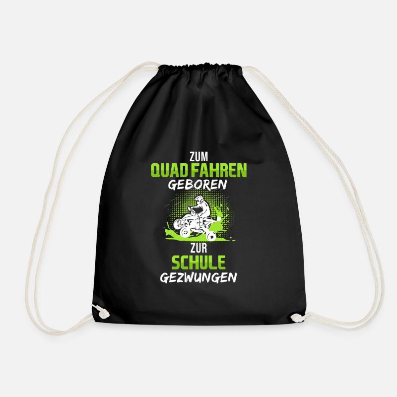 Quad Geschenk für deinen Quad Kumpel - Turnbeutel - Schwarz
