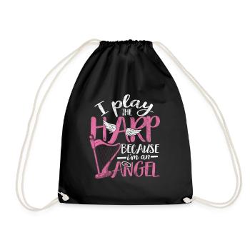 harpe - Sac de sport léger - noir - Devant