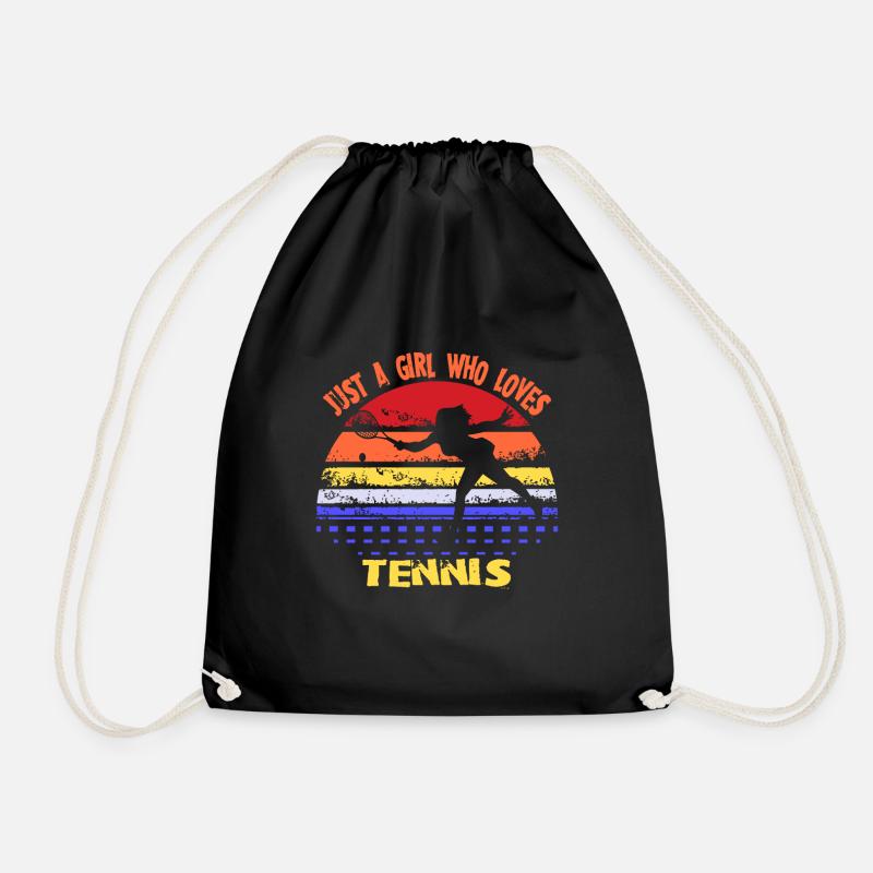Tennis - Turnbeutel - Schwarz