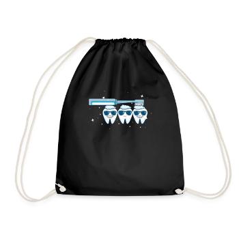 dentist - Drawstring Bag - black - Front