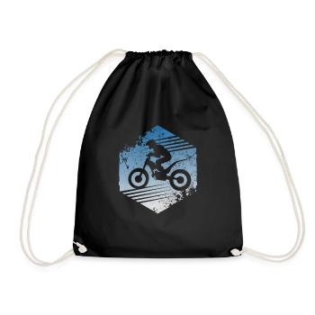 Trial Bike - Turnbeutel - Schwarz - Vorne