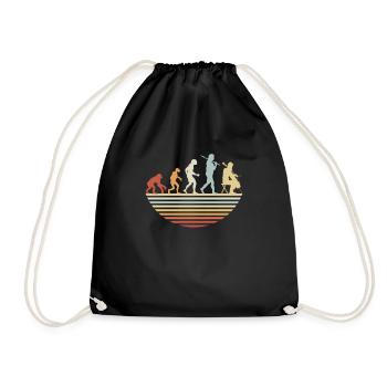 Cello Evolution - Drawstring Bag - black - Front