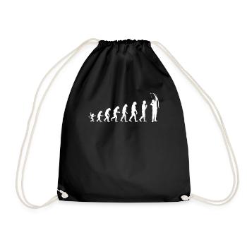 Funny Archery Evolution For Bow Hunters - Turnbeutel - Schwarz - Vorne