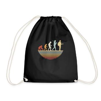 Évolution de la guitare - Sac de sport léger - noir - Devant