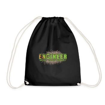 Engineer - Engineer - Drawstring Bag - black - Front