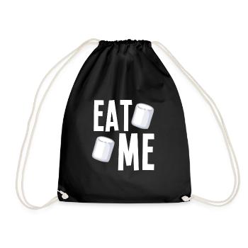 Mange-moi des guimauves - Sac de sport léger - noir - Devant