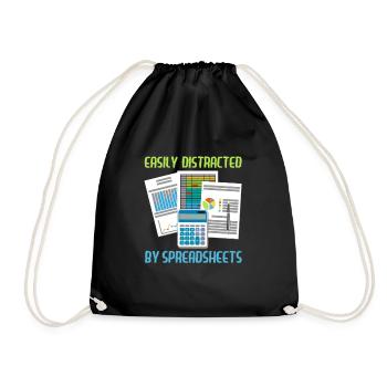 Comptable parking uniquement comptabilité - Sac de sport léger - noir - Devant