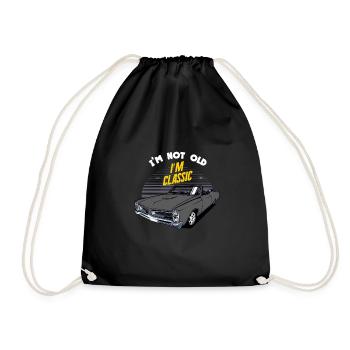 I'm not old I'm classic - Drawstring Bag - black - Front