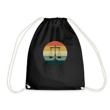 Lawyer lawyer lawyer lawyer attorney gift - Drawstring Bag - black - Front