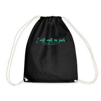 Christianity religion jesus - Drawstring Bag - black - Front
