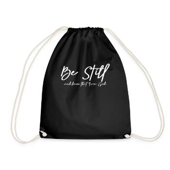 Christianity religion jesus - Drawstring Bag - black - Front