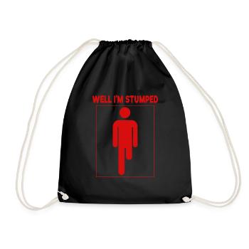 Eh bien, je suis perplexe L'histoire de la jambe de Limpin n'est pas facile - Sac de sport léger - noir - Devant