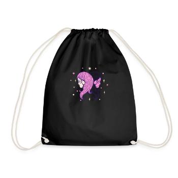 Signe du zodiaque horoscope astrologie Gémeaux - Sac de sport léger - noir - Devant
