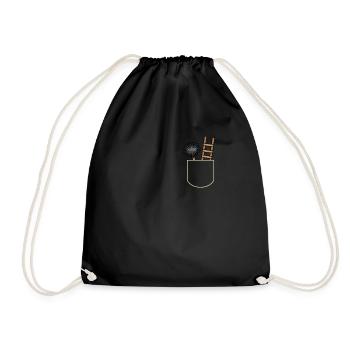Drôle de ramoneur idée cadeau - Sac de sport léger - noir - Devant