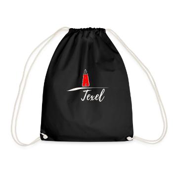 Lighthouse Texel Holland - Drawstring Bag - black - Front