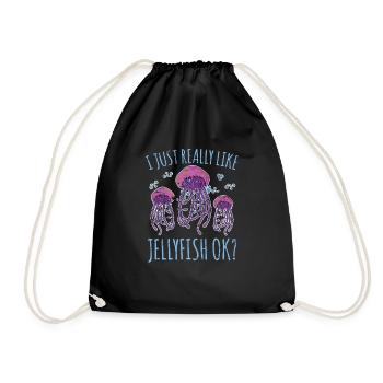 Méduse méduse - Sac de sport léger - noir - Devant