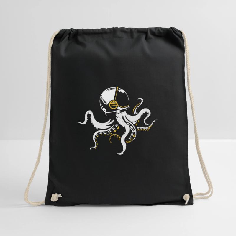 Astronaut moon outer space outer space planet galaxy Drawstring Bag