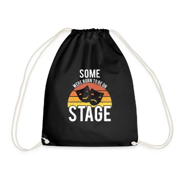 Certains sont nés pour jouer sur scène - Sac de sport léger - noir - Devant