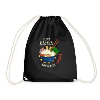 Ramen - Sac de sport léger - noir - Devant