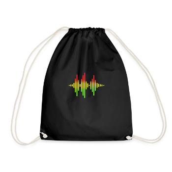 Reggae Equalizer - Turnbeutel - Schwarz - Vorne