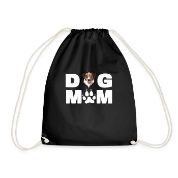 Dog Mom Owner, Funny Australian Shepherd Aussie Do - Drawstring Bag - black - Front