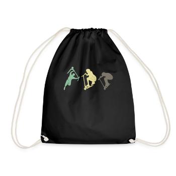 Better than skateboards - Drawstring Bag - black - Front