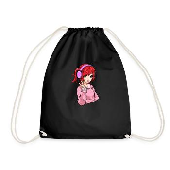 Anime Manga Cosplay Ramen Japon Sushi Cadeau - Sac de sport léger - noir - Devant