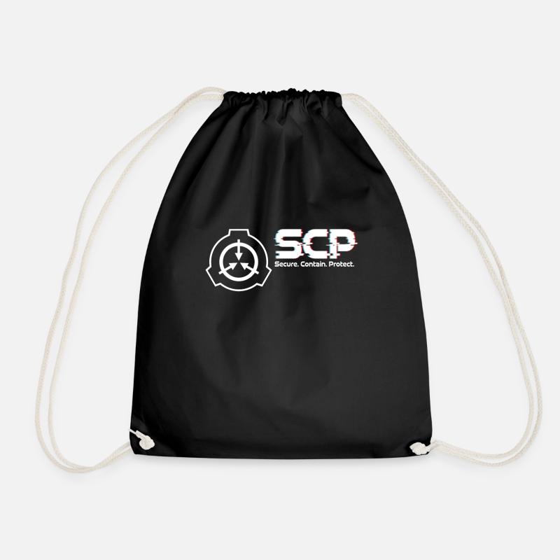 SCP Foundation Spruch Grafik Motto - Turnbeutel - Schwarz