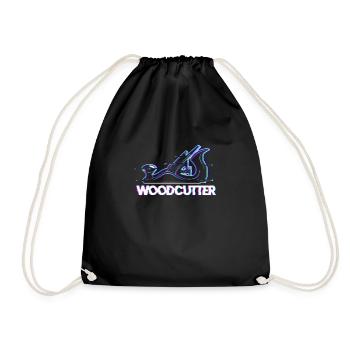 Menuisier menuisier menuisier menuisier - Sac de sport léger - noir - Devant