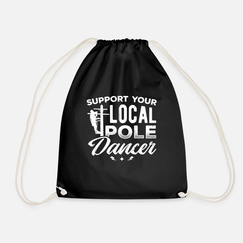 Tester electronics technician light - Drawstring Bag - black