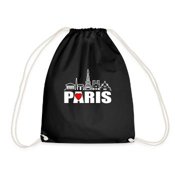 Paris - Sac de sport léger - noir - Devant