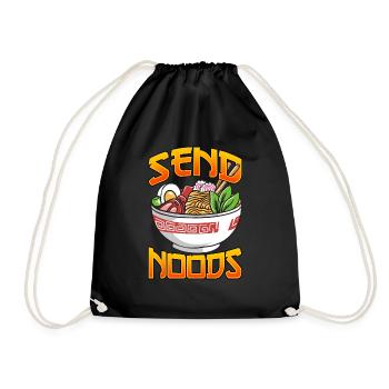 Lustige senden Noods Nudel Pun Anime Gaming Pho Ramen - Turnbeutel - Schwarz - Vorne