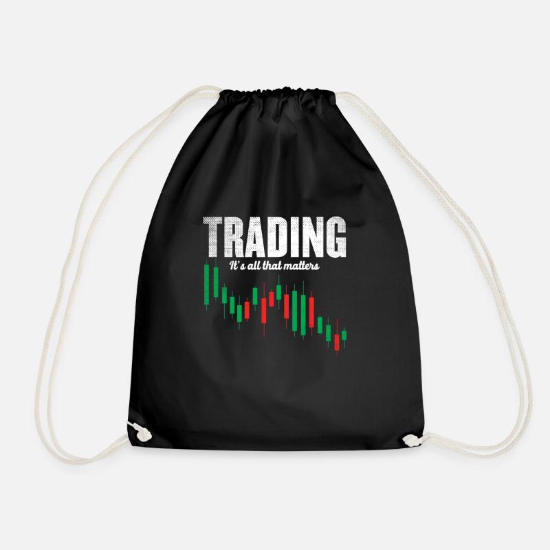 Day trading - trading - Sac de sport léger - noir