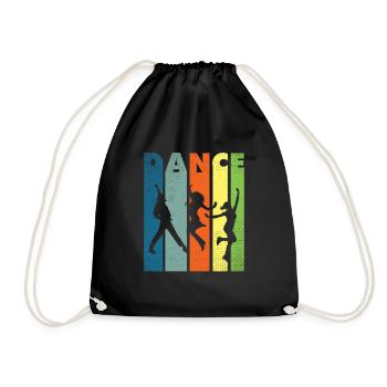 Danse danseuse danseuse danse école de danse - Sac de sport léger - noir - Devant