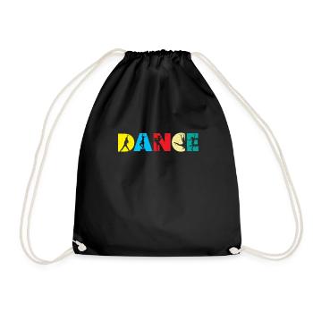 Danse danseuse danseuse danse école de danse - Sac de sport léger - noir - Devant