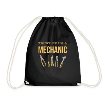 Croyez-moi, je suis mécanicien. - Sac de sport léger - noir - Devant