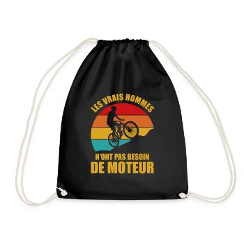 Vélo Montagne/ Tout Terrain VTT Cycliste - Turnbeutel - Schwarz - Vorne