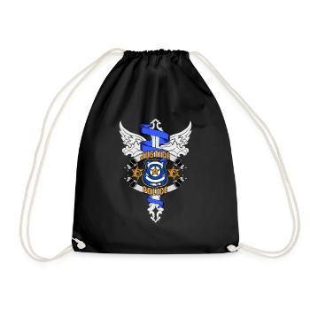 JusticePolice Police Officer - Drawstring Bag - black - Front