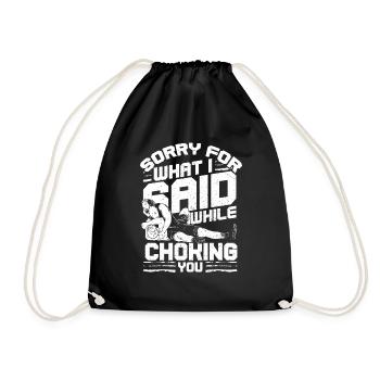 Wrestling - Drawstring Bag - black - Front