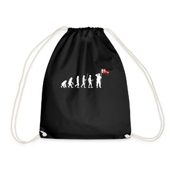 Denmark - Drawstring Bag - black - Front