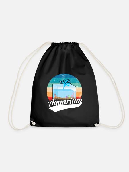 Aquarium - Turnbeutel - Schwarz