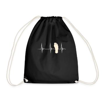 Cadeaux de podologie pédicure podiatrie - Sac de sport léger - noir - Devant