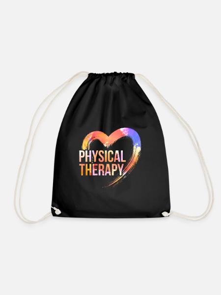 Leidenschaft Physiotherapie - Turnbeutel - Schwarz