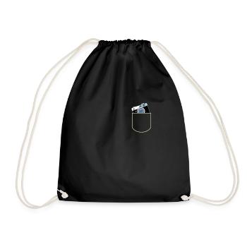 Caméra Dans La poche poitrine Photographe Idée cadeau - Sac de sport léger - noir - Devant