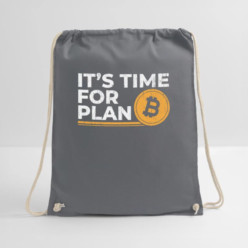 It Is Time For Plan B - Plan Bitcoin Geschenk Turnbeutel