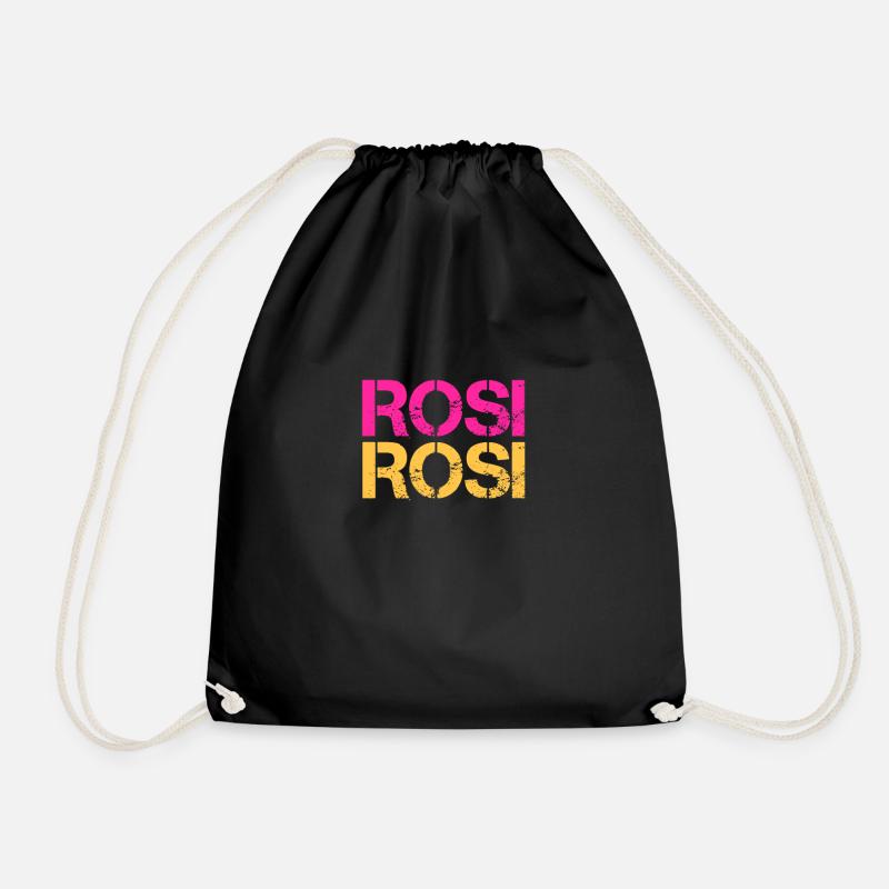 Rosi - Drawstring Bag - black