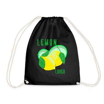 Lemon Lover Citrons et limes - Sac de sport léger - noir - Devant