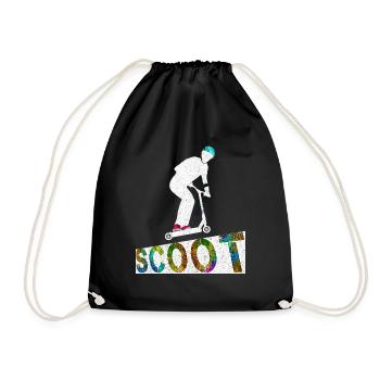 Patins de patins de cascade - Sac de sport léger - noir - Devant